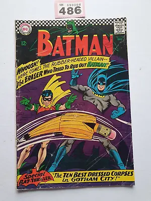 Buy BATMAN # 188 DC COMICS DECEMBER 1966 1st APP OF THE ERASER • 27.99£