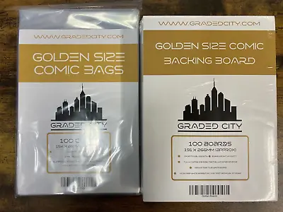 Buy 10 X Golden Bags And Boards Graded City Comics • 4.49£