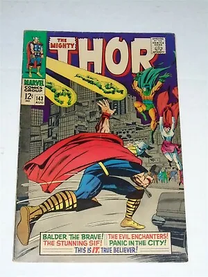 Buy Thor The Mighty #143 Fn+ (6.5) Marvel Comics August 1967 Jack Kirby** • 29.99£