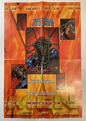 Buy Uncanny X-Men #350: The Trial Of Gambit Promo Poster : 1997 : 12  X 18  : Rare • 5.95£