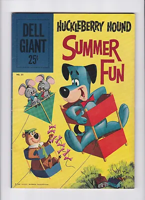 Buy Dell Giant #31 [1960 Vg-] Huckleberry Hound Summer Fun    Kite Cover! • 15.77£