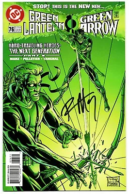 Buy Green Lantern Green Arrow #76 NM Signed W/COA Ron Marz 1996 DC Comics • 22.75£