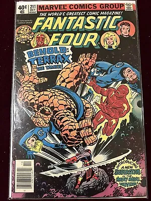 Buy Fantastic Four (1961) #211 1st App Terrax Herald Of Galactus Newsstand • 16£