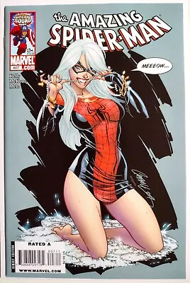 Buy Amazing Spider-man #607 (2009) 1st Print - J Scott Campbell Sexy Black Cat Cover • 98.79£