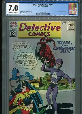 Buy Detective Comics #307  (Batwoman Appearance)  CGC 7.0 0W-WP • 207.84£