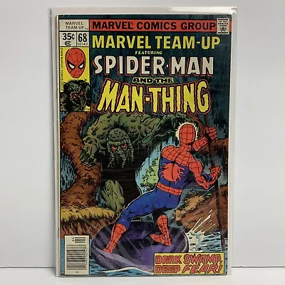 Buy Marvel Team-Up #68 Man-Thing 1st Appearance Of D'Spayre - 1974 Marvel Comics • 13.42£