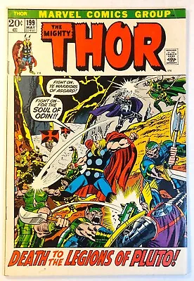 Buy Thor #199 Marvel Comics 1972 Bronze Age Key 1st Appearance Ego-prime F/vf 7.0 • 15.03£