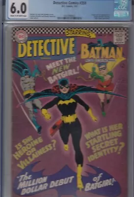 Buy Detective Comics 359 - 1967 - 1st Batgirl - CGC 6.0 • 949.99£