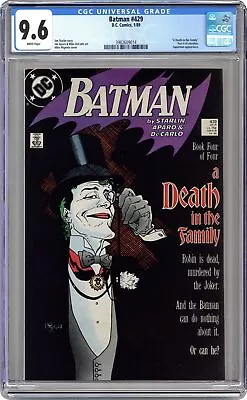 Buy Batman #429D CGC 9.6 1989 3982609014 • 60.09£