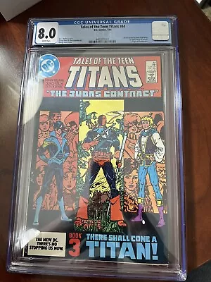 Buy Tales Of The Teen Titans #44 CGC 8.0 1st Nightwing 1st Jericho • 59.30£