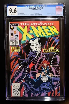 Buy UNCANNY X-MEN #239 CGC 9.6 - WHITE PAGES ** 1st MR. SINISTER COVER ** • 103.14£