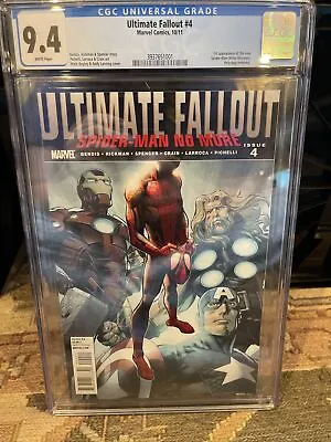 Buy Ultimate Fallout #4 CGC 9.4 NM 1st Print 1st Appearance Miles Morales 2011 • 603.21£