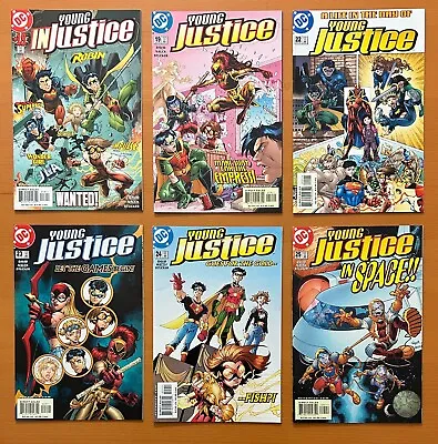 Buy Young Justice Job Lot Of 19 X Comics Between #18 & 49 (DC 2000) VF & NM Comics • 49.50£