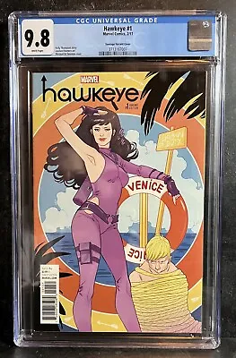 Buy HAWKEYE #1 (2017) Marguerite Sauvage Variant Cover (KATE BISHOP) - Ultra Rare • 255.95£