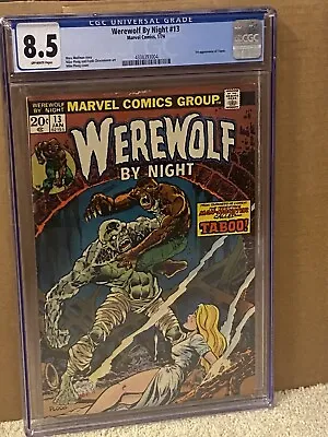 Buy Werewolf By Night 13 CGC 8.5 First Appearance Of Topaz • 118.74£