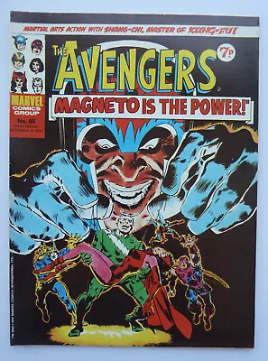 Buy The Avengers #65 - Magneto Marvel Comics Group UK 14 December 1974 VF 8.0 • 7.25£