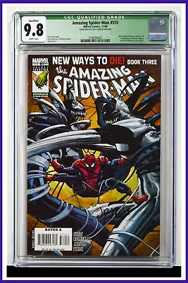 Buy Amazing Spider-Man #570 CGC Graded 9.8 Marvel 2008 Signed Romita Jr. Comic Book. • 283.83£