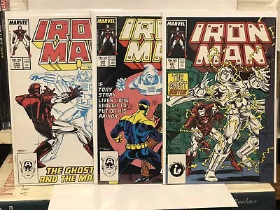 Buy Iron Man 219,220,221… NM,9.4… The Ghost And The Machine Arc… Super Sharp Copies • 39.59£