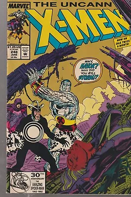 Buy Marvel Comics Uncanny X-men #248 (1989) 1st Jim Lee Art 2nd Print Vf • 5.95£
