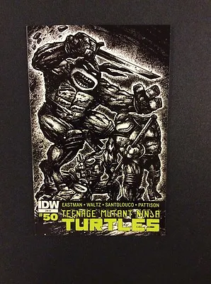 Buy TMNT Teenage Mutant Ninja Turtles #50 Comic Book RI Variant NM 2015 IDW Kirby • 24.12£