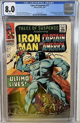 Buy Tales Of Suspense 66 (Marvel, 1963)  CGC 8.0 WP  **1st Appearance Ultimo** • 280.69£