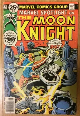 Buy 1976 Bronze Age Marvel Spotlight #29 Comic 2nd Solo Moon Knight Moench Perlin • 41.07£