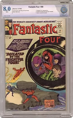 Buy Fantastic Four #38 CBCS 8.0 1965 7002717-AA-008 • 228.57£