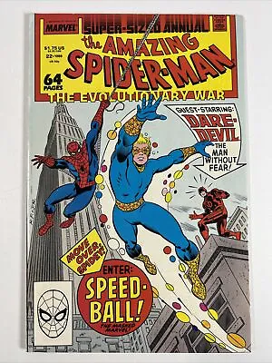 Buy Amazing Spider-Man Annual #22 (1988) 1st Speedball | Marvel Comics • 12.64£