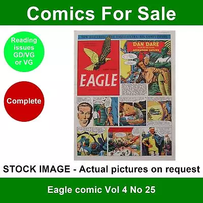 Buy Eagle Comic Vol 4 No 25 - GD/VG To VG - 25 September 1953 - NO SUPPLEMENT • 4.99£