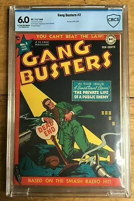 Buy Gang Busters #2 DC  1948 Comics Man Burned Alive Panel  CBCS 6.0 1731da280034 • 400£