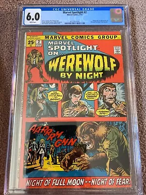 Buy Marvel Spotlight #2 Werewolf By Night  - CGC 6.0 White Pages • 350£