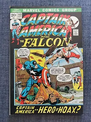 Buy 1972 Captain America 153 Marvel Comics • 34.42£