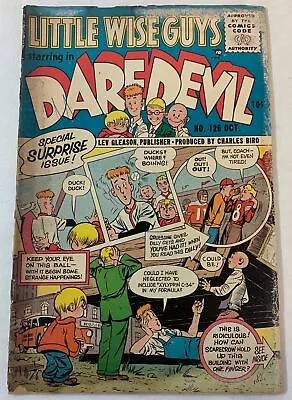 Buy 1955 Lev Gleason DAREDEVIL #126 ~ Cover Mostly Split And Detached, Water Damage • 6.32£