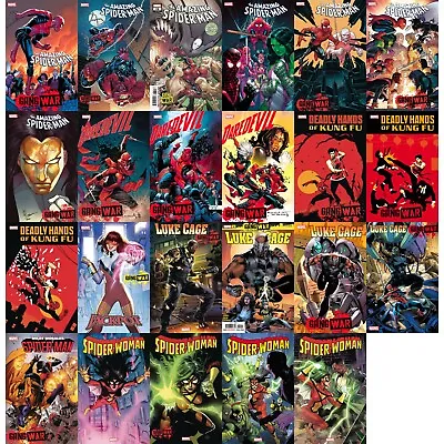 Buy Gang War (2023) Spider-Man Daredevil Cage Spider-Woman | Marvel | COVER SELECT • 3.86£