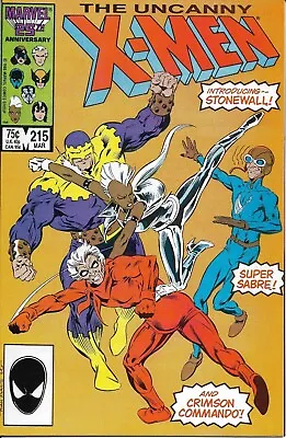 Buy Uncanny X-Men #215 (Marvel 1986) Wolverine, 1st Appearance Stonewall! • 5.51£