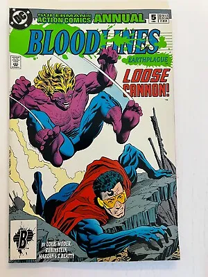 Buy Action Comics Annual #5, Vol. 1 - Bloodlines (DC Comics, 1993) VF/NM • 2£