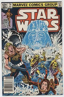 Buy Star Wars 74 Marvel 1983 VF Luke Skywalker Princess Leia Darth Vader • 9.57£