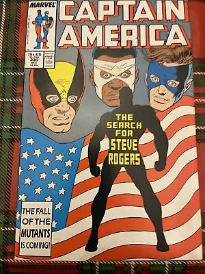 Buy Captain America #336 ~ DEC 1987, Marvel Comics • 5.52£