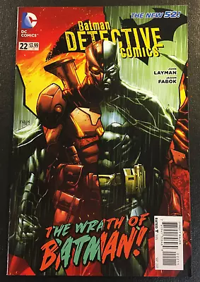 Buy Detective Comics 22 KEY 1st App WRATH FABOK Joker Batman New 52 V 2 DC 1 Copy • 7.90£