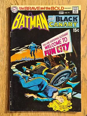 Buy Brave And The Bold #91 Fn- (5.5) September 1970 Batman Black Canary Dc Comics ** • 14.99£