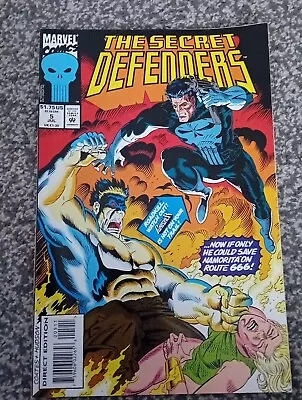 Buy THE SECRET DEFENDERS Issue 5 Marvel Comic July 1993 • 1.50£