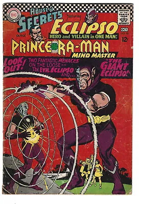 Buy House Of Secrets #80 (10/66) G/VG (3.0) Eclipso! Great Silver Age! • 4.58£