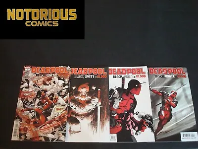 Buy Deadpool Black White & Blood 1-4 Complete Comic Lot Run Set Marvel Collection • 27£