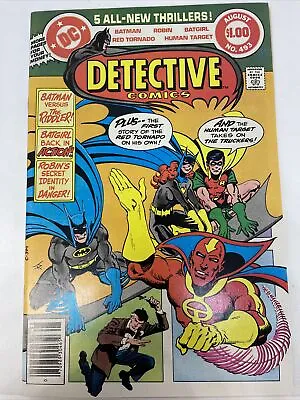 Buy Detective Comics #493 DC BATMAN BATGIRL 1980 1st SWASHBUCKLER BRONZE High Grade • 15.77£