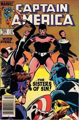 Buy CAPTAIN AMERICA #295 F/VF, Newsstand Marvel Comics 1984 Stock Image • 4.74£