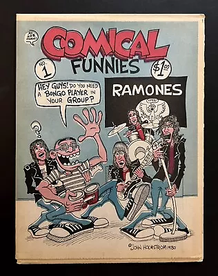 Buy COMICAL FUNNIES #1 Hi-Grade Ramones Cover Peter Bagge Punk Underground 1980 • 320.98£