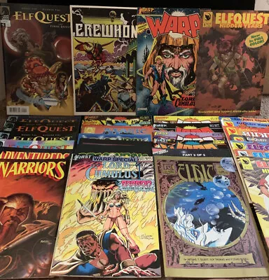 Buy 40 Comic Book Lot: Elf Quest, Forgotten Realms, WARP, Dragon Lance, Spell Jammer • 46.32£