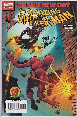 Buy Amazing Spider-man #549 Variant Dynamic Forces Signed John Romita Sr Df Coa #1 • 129.95£