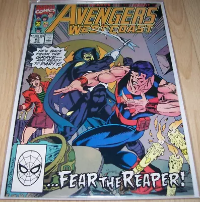 Buy Avengers West Coast (1985) #65...Published Dec 1990 By Marvel. • 9.95£