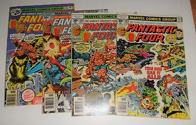 Buy Fantastic Four #171,176,180,183  F/vf  1977 • 21£